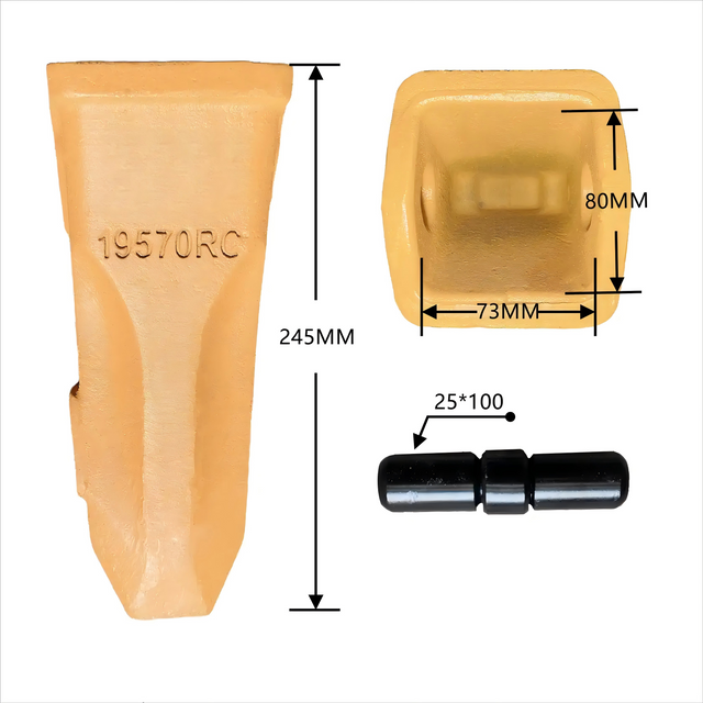 Excavator & Loader Bucket Tooth and Ripper Tips 205-70-19570 for Komatsu